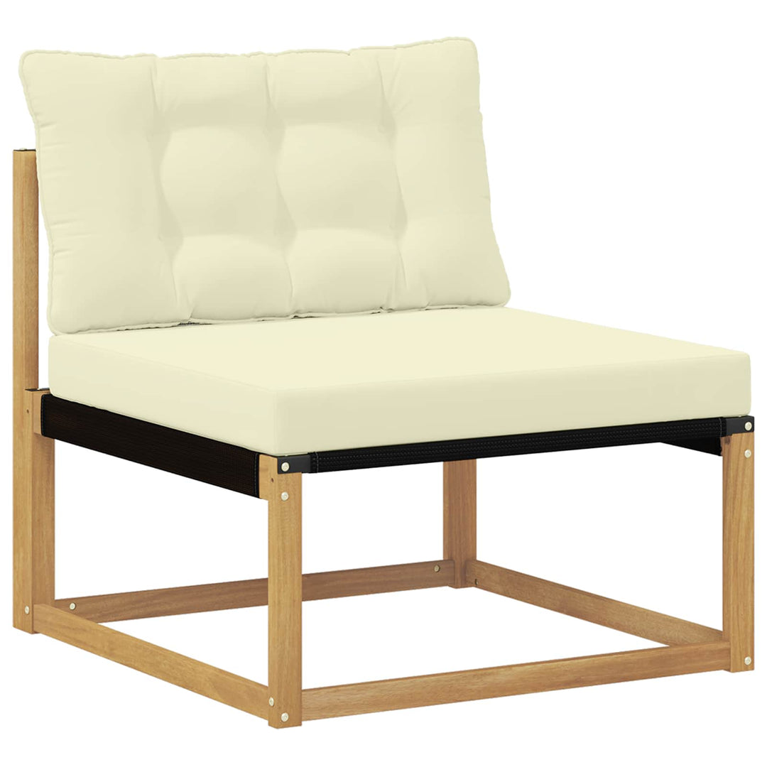Udendørs sofagruppe 6 stk. Hvid og cremefarvet