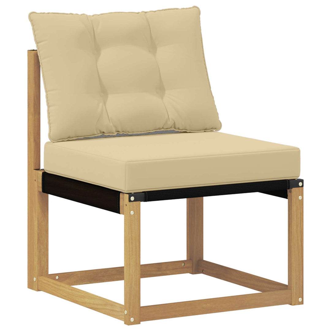Udendørs sofagruppe 3 stk. Hvid og Beige