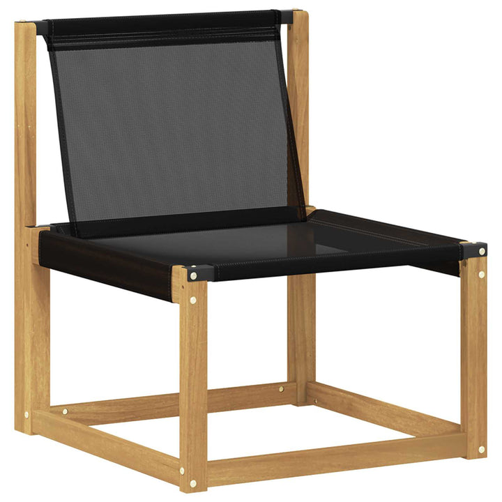 Udendørs sofagruppe 6 stk. Hvid og sort