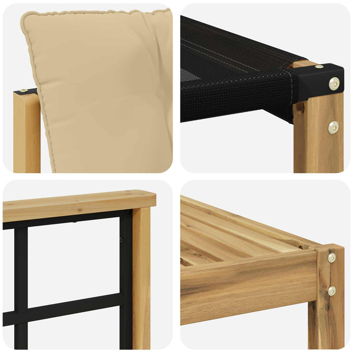 Udendørs sofagruppe 8 stk. Hvid og Beige