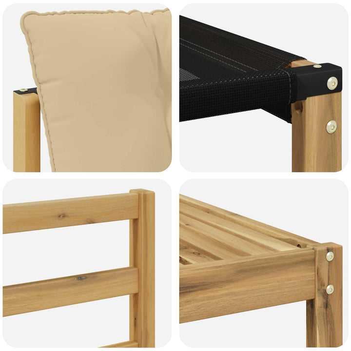 Udendørs sofagruppe 6 stk. Hvid og Beige