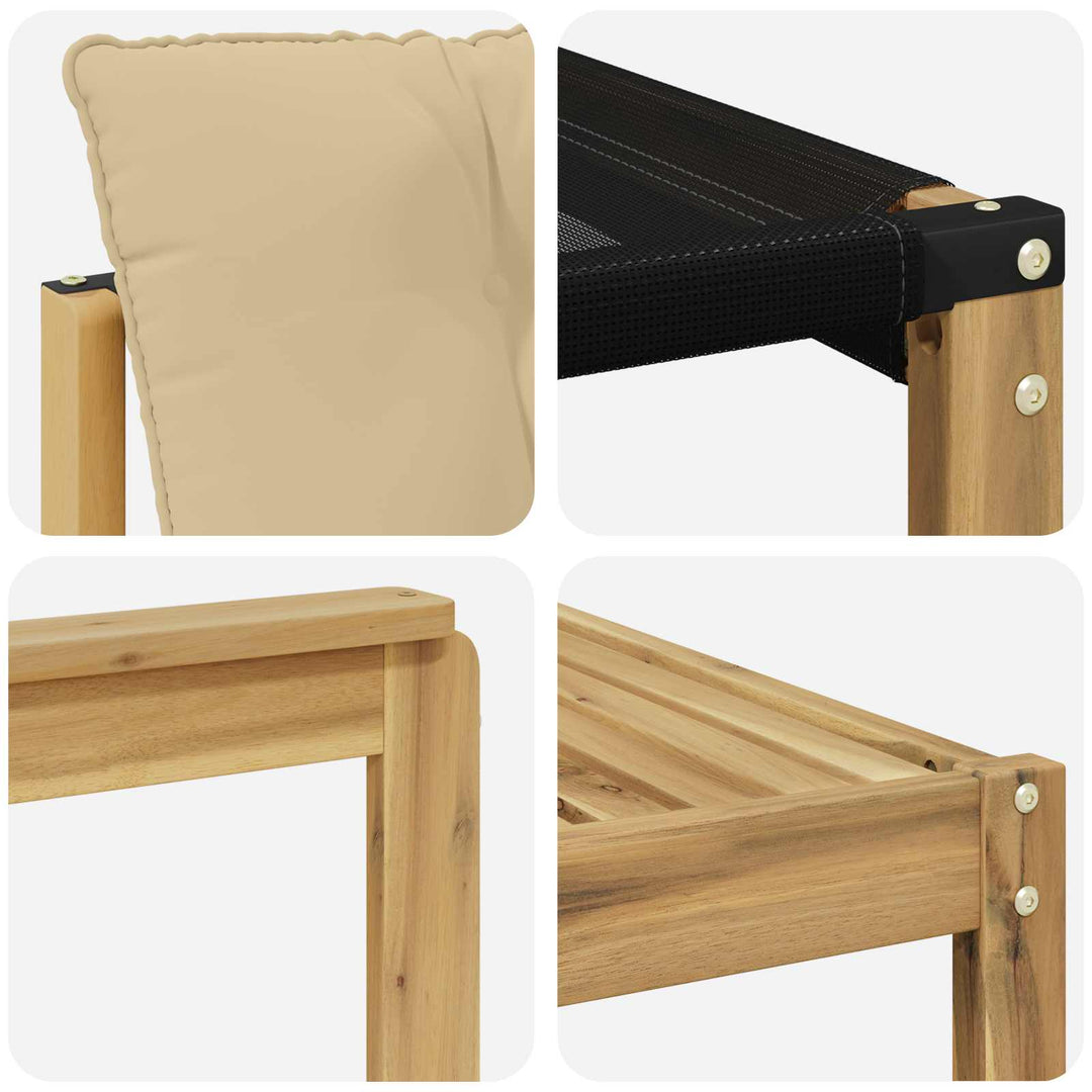 Udendørs sofagruppe 6 stk. Hvid og Beige