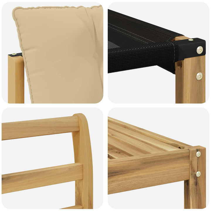 Udendørs sofagruppe 5 stk. Hvid og Beige