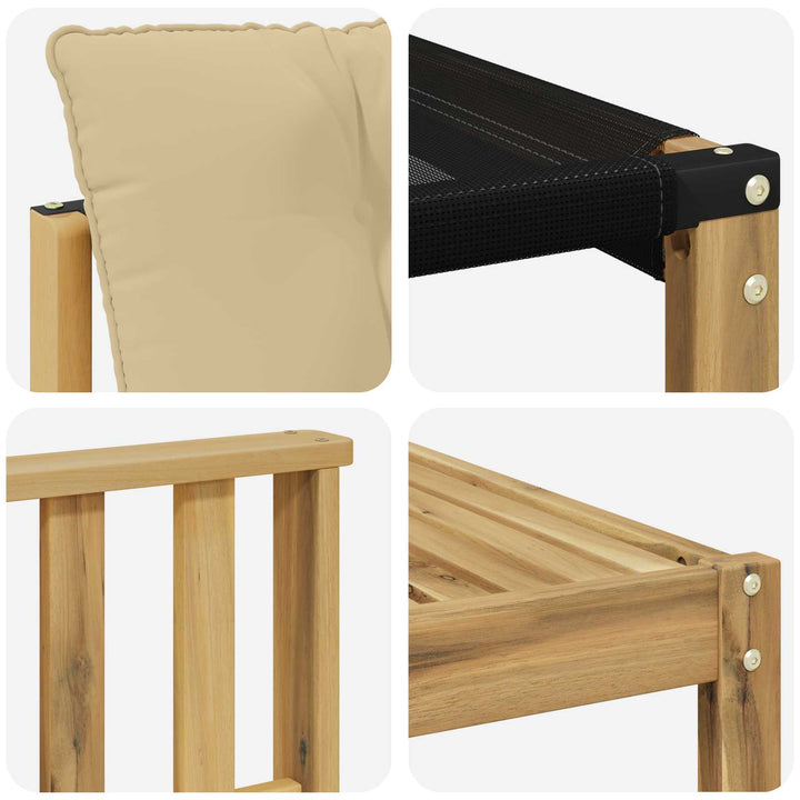 Udendørs sofagruppe 7 stk. Hvid og Beige