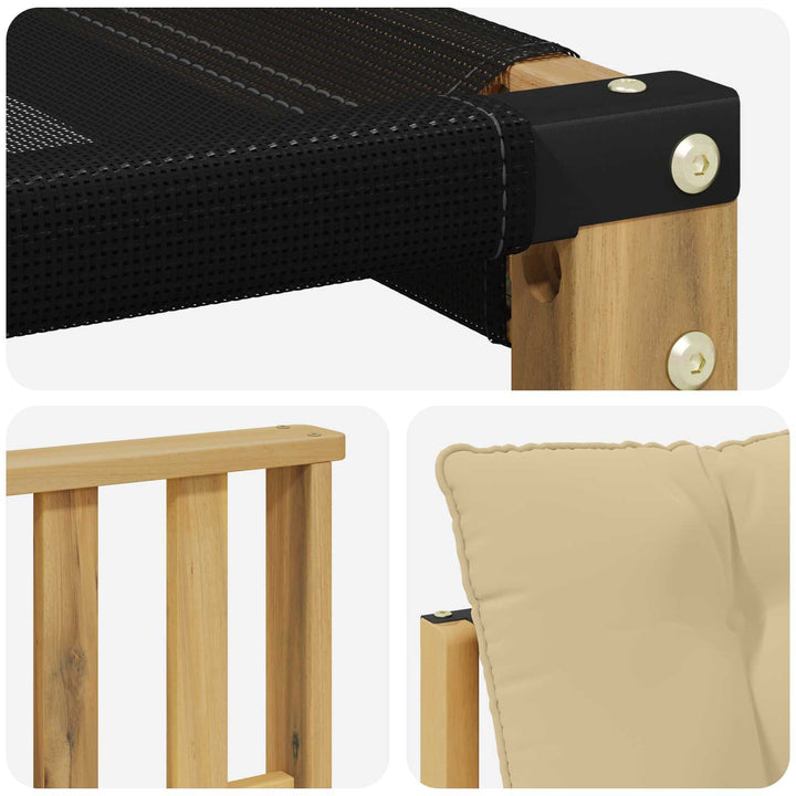 Udendørs sofagruppe 7 stk. Hvid og Beige
