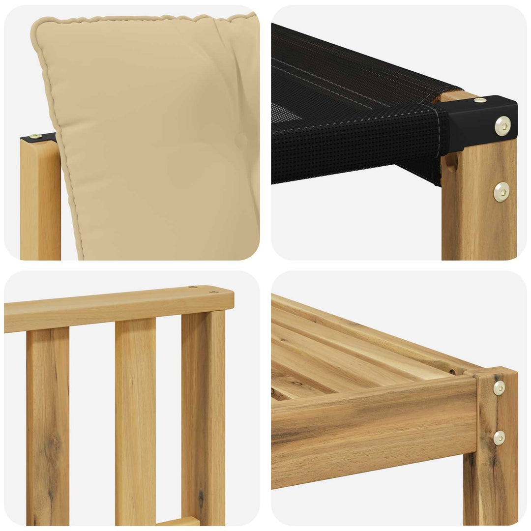 Udendørs sofagruppe 10 stk. Hvid og Beige