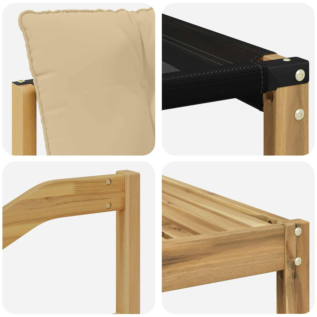 Udendørs sofagruppe 11 stk. Hvid og Beige