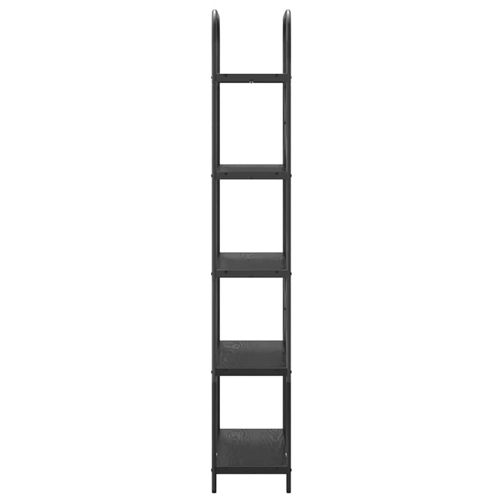 Bogreol Sort eg 80 x 30 x 183 cm Konstrueret træ