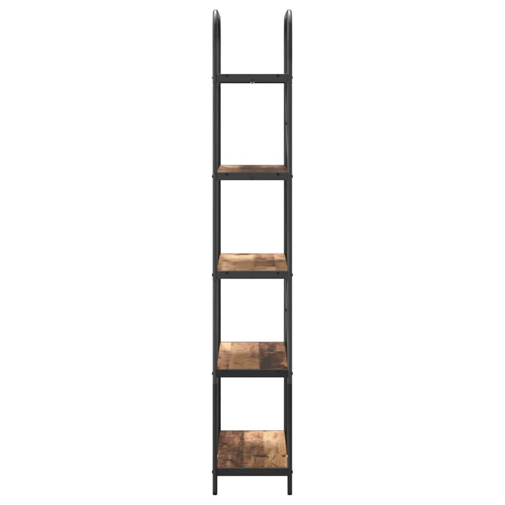 Bogreol Gammelt træ 80 x 30 x 183 cm Konstrueret træ