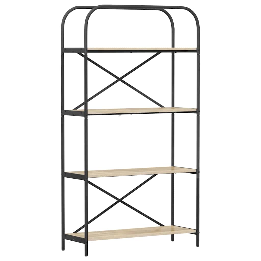 Bogreol Sonoma eg 80 x 30 x 146 cm Konstrueret træ