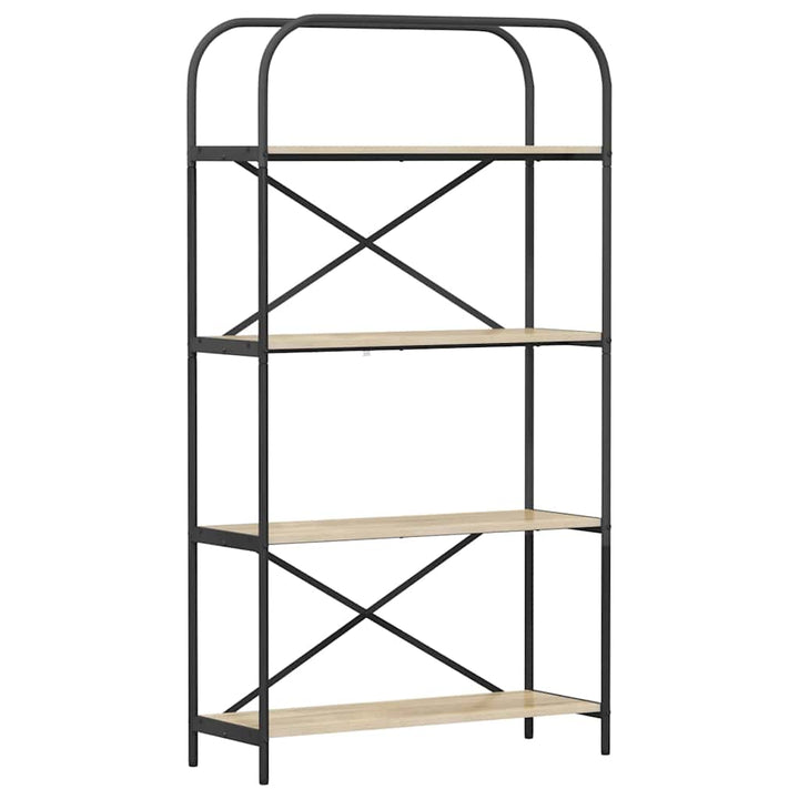 Bogreol Sonoma eg 80 x 30 x 146 cm Konstrueret træ