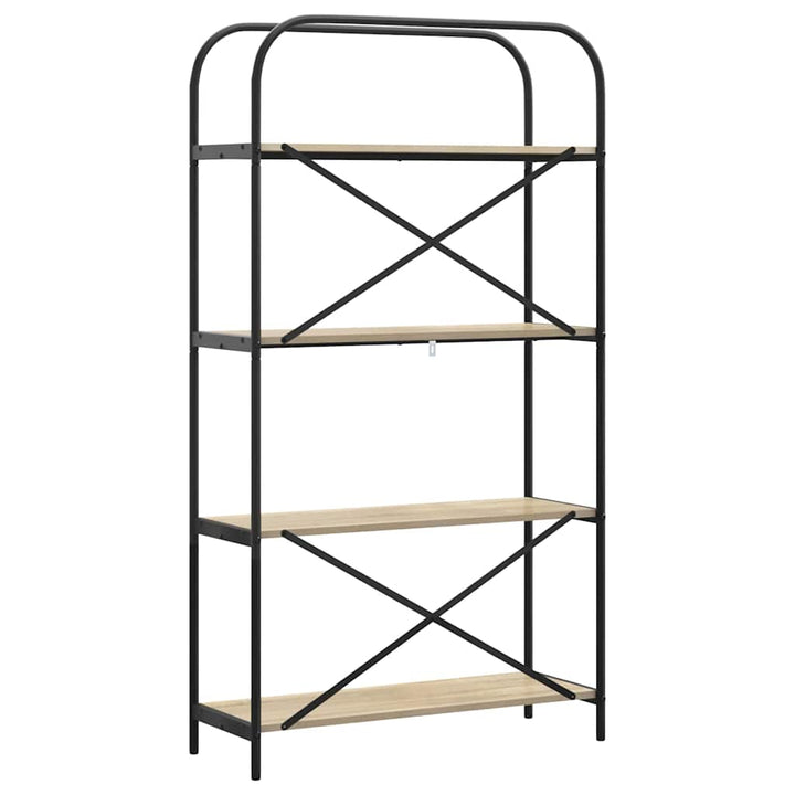 Bogreol Sonoma eg 80 x 30 x 146 cm Konstrueret træ