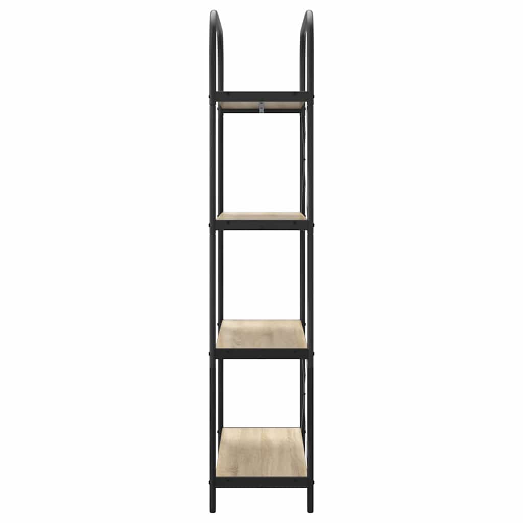 Bogreol Sonoma eg 80 x 30 x 146 cm Konstrueret træ