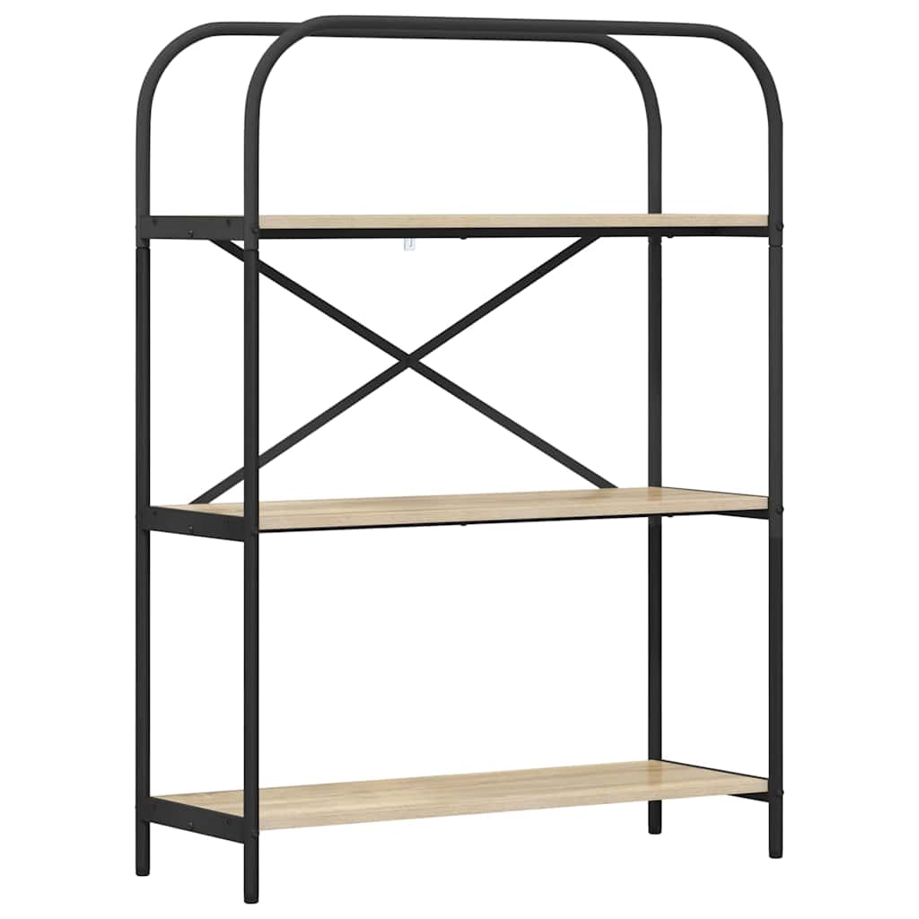 Bogreol Sonoma eg 80 x 30 x 109 cm Konstrueret træ