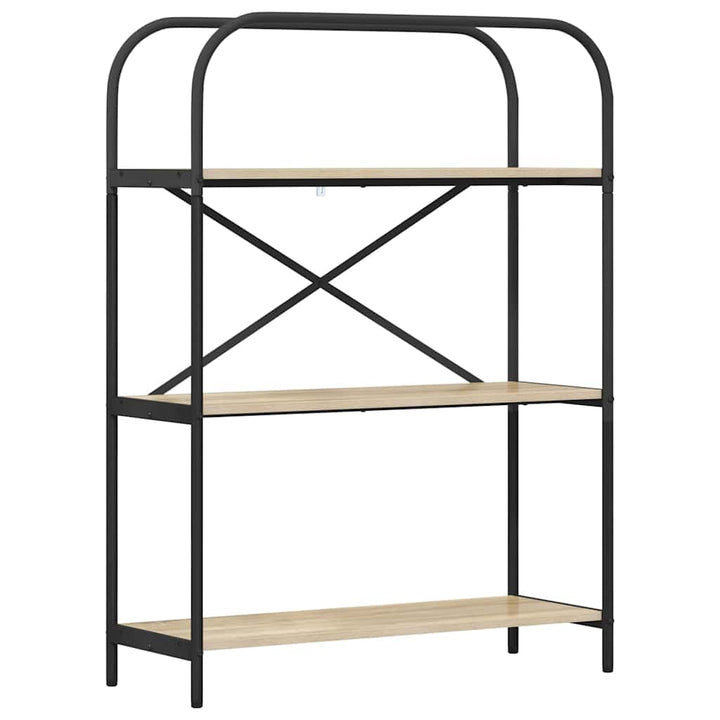 Bogreol Sonoma eg 80 x 30 x 109 cm Konstrueret træ