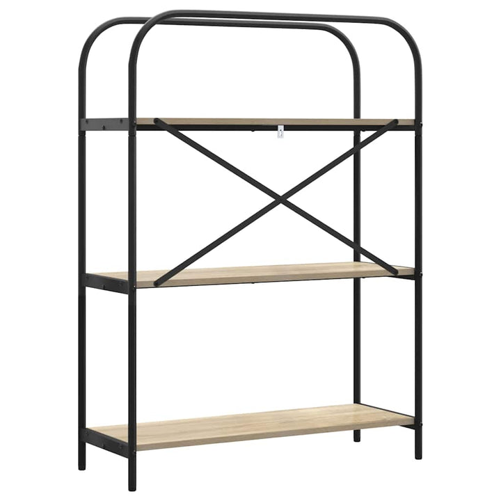 Bogreol Sonoma eg 80 x 30 x 109 cm Konstrueret træ