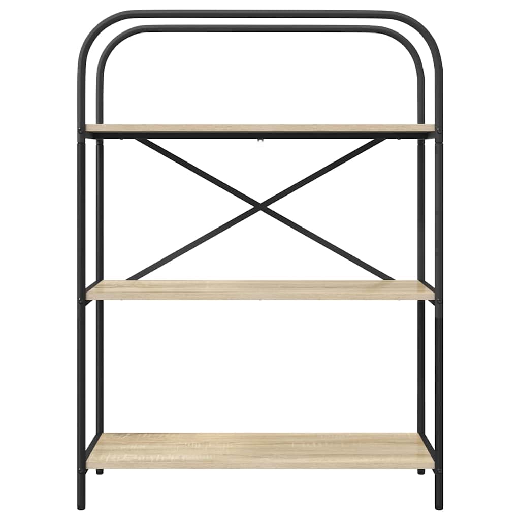 Bogreol Sonoma eg 80 x 30 x 109 cm Konstrueret træ