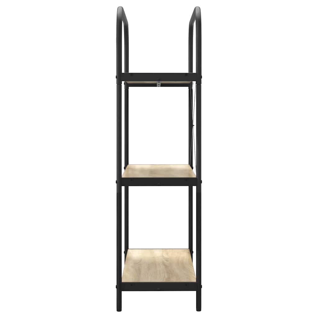 Bogreol Sonoma eg 80 x 30 x 109 cm Konstrueret træ