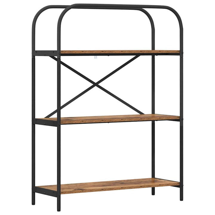 Bogreol Gammelt træ 80 x 30 x 109 cm Konstrueret træ