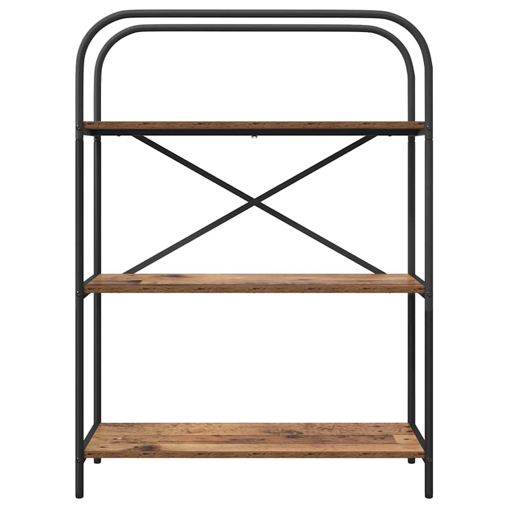 Bogreol Gammelt træ 80 x 30 x 109 cm Konstrueret træ