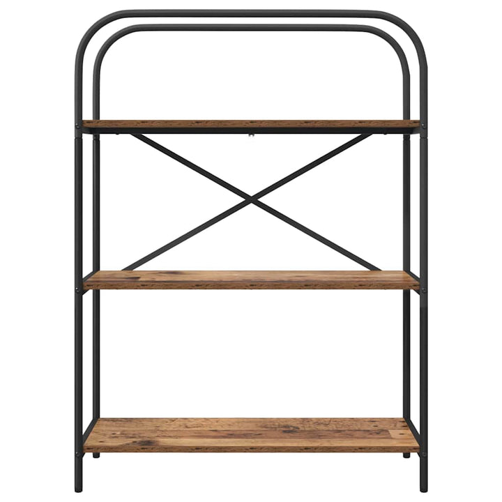 Bogreol Gammelt træ 80 x 30 x 109 cm Konstrueret træ