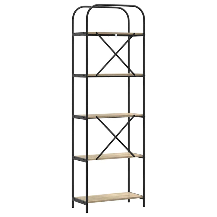 Bogreol Sonoma eg 60 x 30 x 183 cm Konstrueret træ