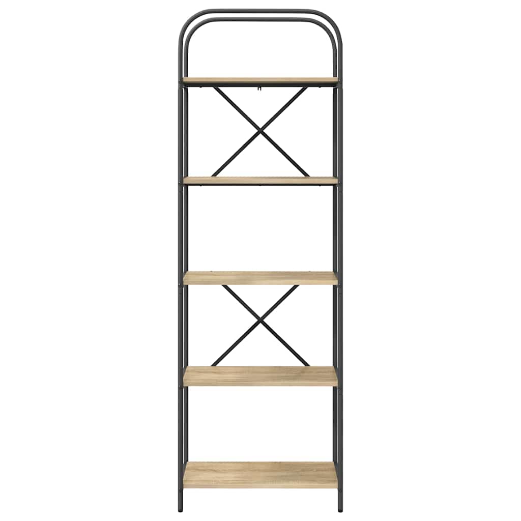 Bogreol Sonoma eg 60 x 30 x 183 cm Konstrueret træ