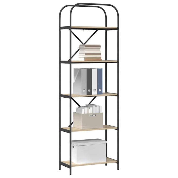 Bogreol Sonoma eg 60 x 30 x 183 cm Konstrueret træ