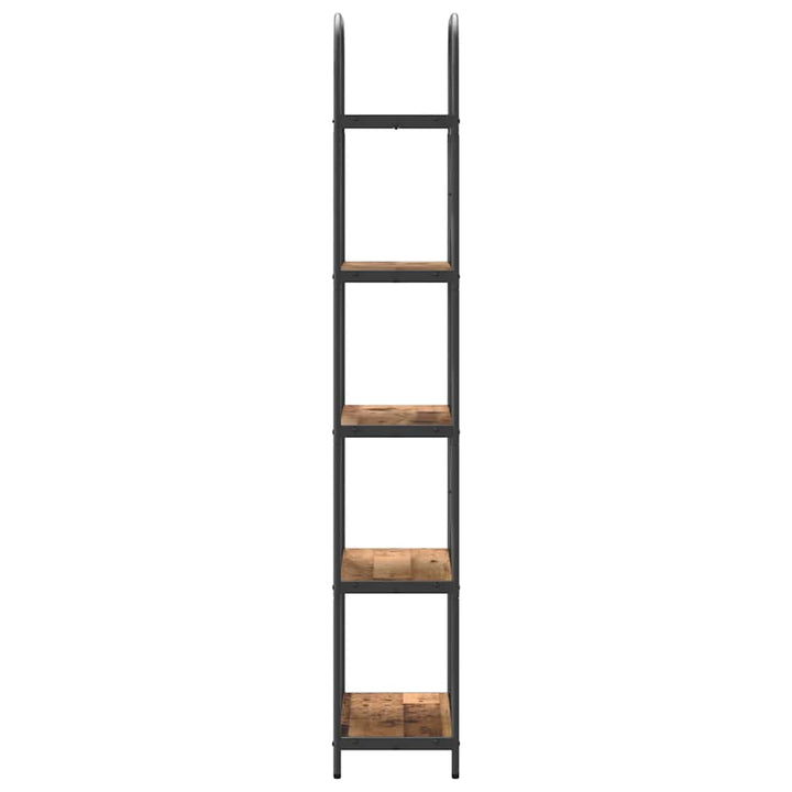 Bogreol Gammelt træ 60 x 30 x 183 cm Konstrueret træ