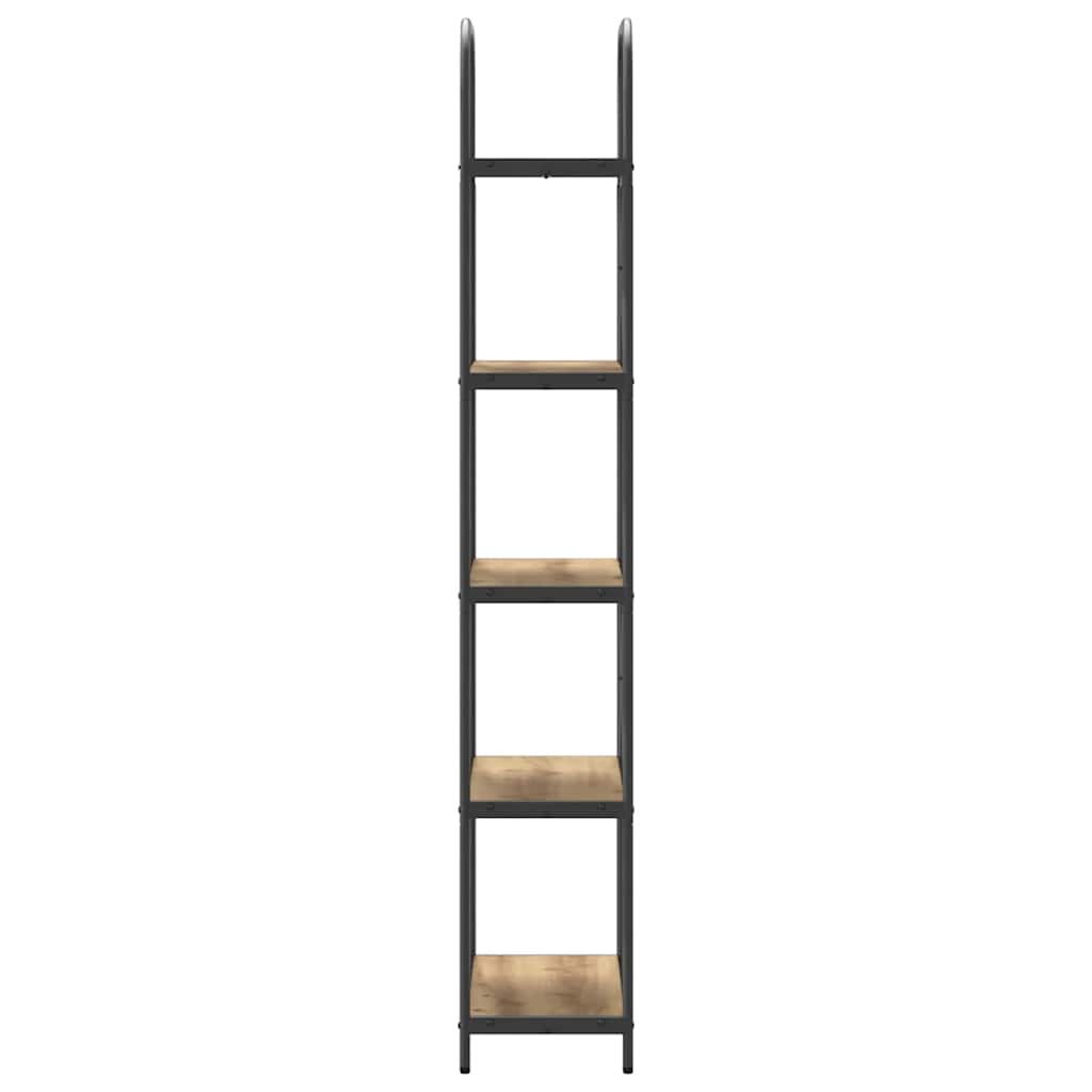 Bogreol Artisan Egetræ 60 x 30 x 183 cm Konstrueret træ