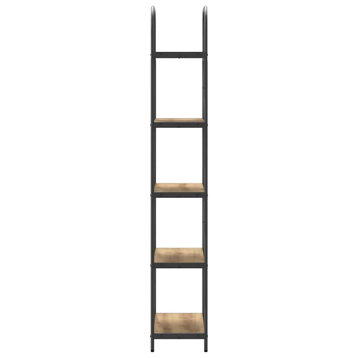 Bogreol Artisan Egetræ 60 x 30 x 183 cm Konstrueret træ