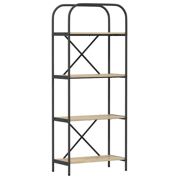 Bogreol Sonoma eg 60 x 30 x 146 cm Konstrueret træ