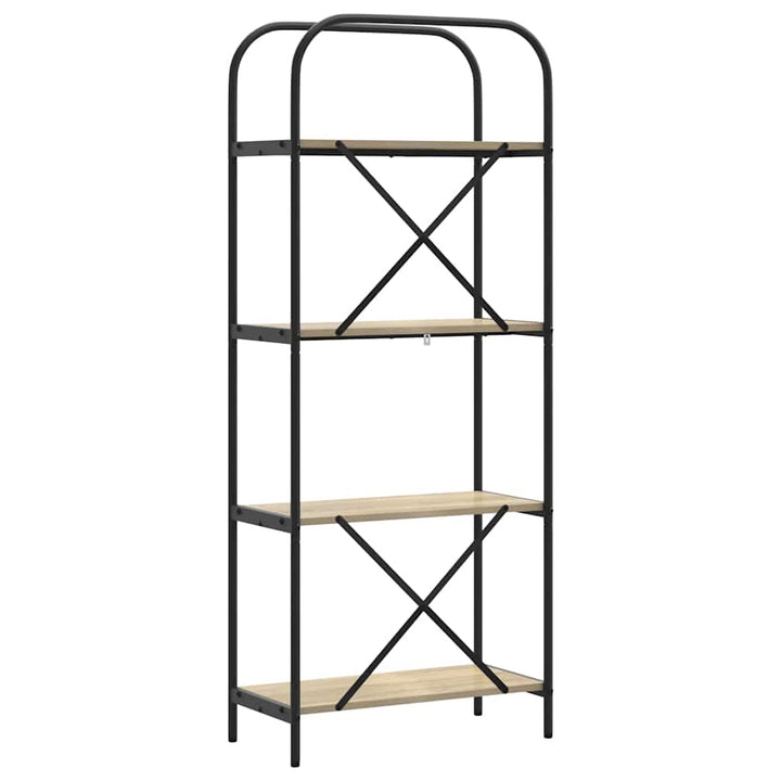 Bogreol Sonoma eg 60 x 30 x 146 cm Konstrueret træ