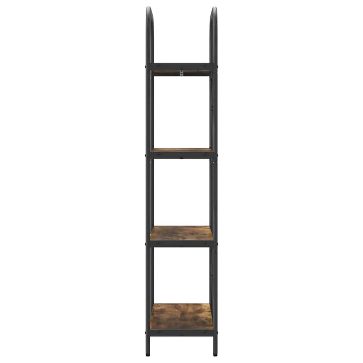 Bogreol Røget eg 60 x 30 x 146 cm Konstrueret træ