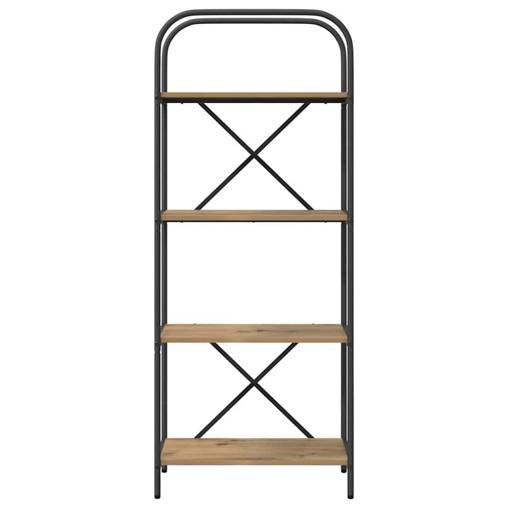 Bogreol Artisan Egetræ 60 x 30 x 146 cm Konstrueret træ