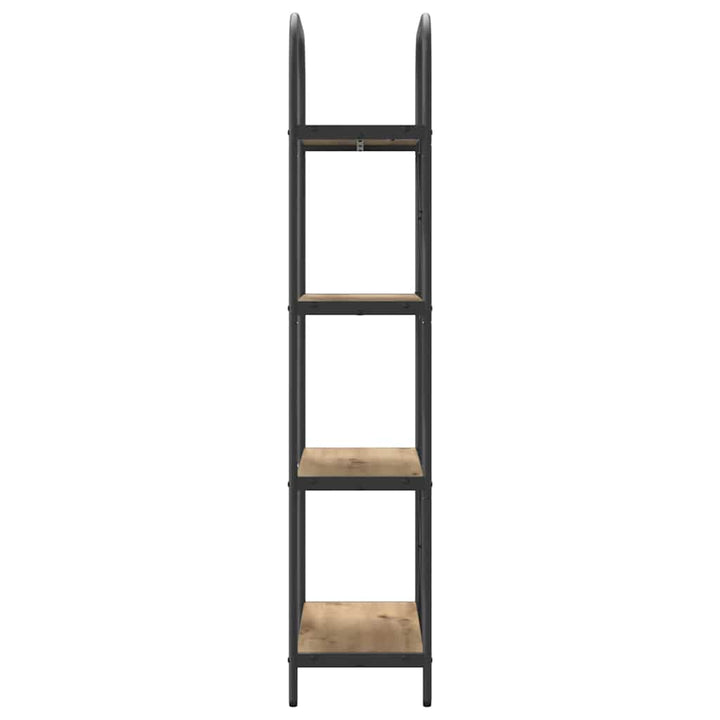 Bogreol Artisan Egetræ 60 x 30 x 146 cm Konstrueret træ