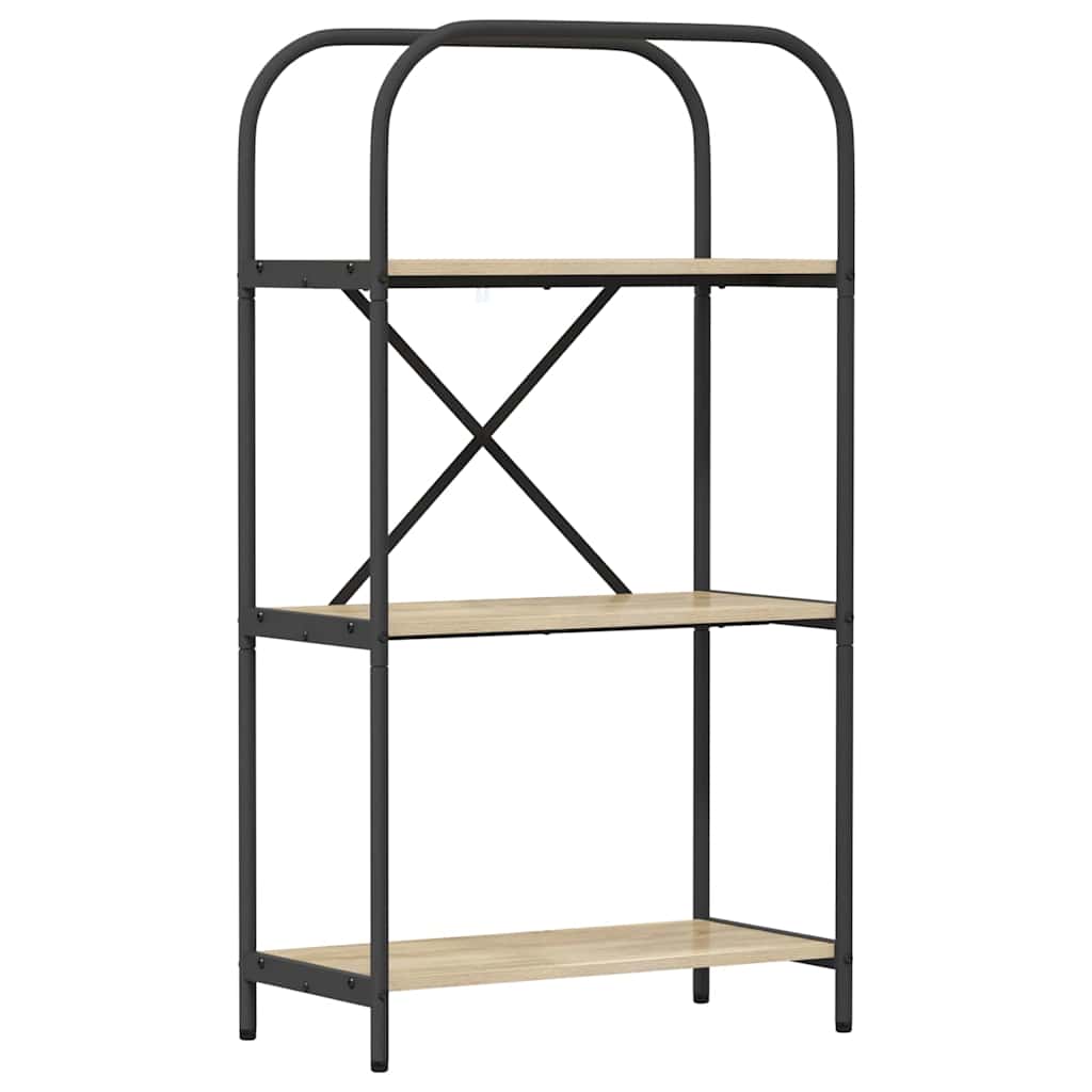 Bogreol Sonoma eg 60 x 30 x 109 cm Konstrueret træ