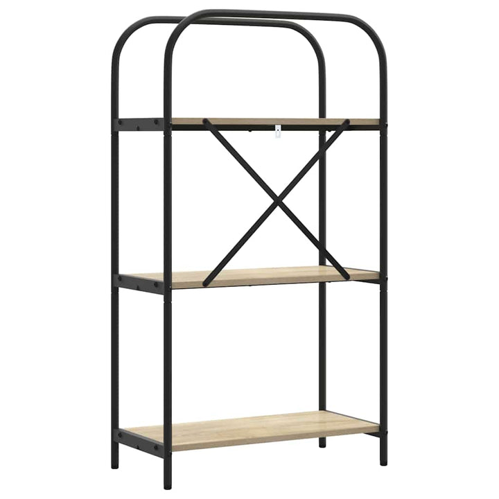 Bogreol Sonoma eg 60 x 30 x 109 cm Konstrueret træ