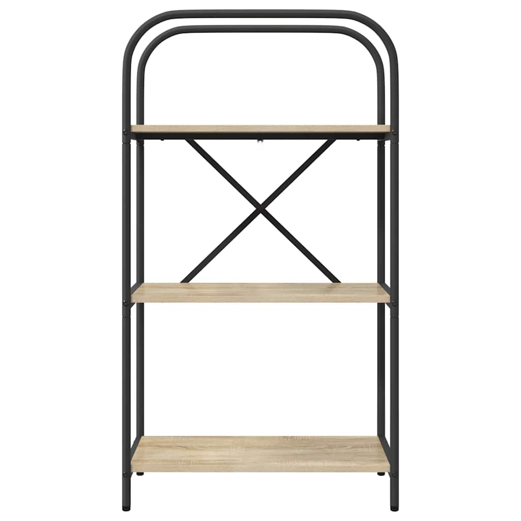 Bogreol Sonoma eg 60 x 30 x 109 cm Konstrueret træ