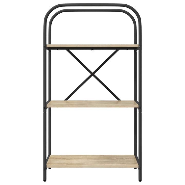 Bogreol Sonoma eg 60 x 30 x 109 cm Konstrueret træ
