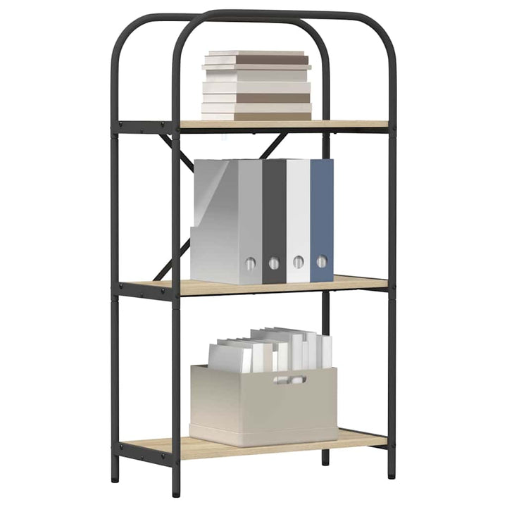 Bogreol Sonoma eg 60 x 30 x 109 cm Konstrueret træ