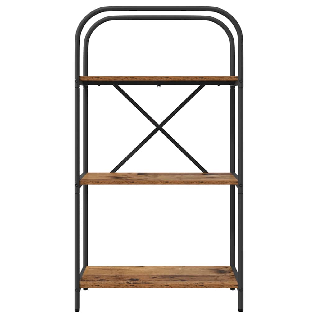 Bogreol Gammelt træ 60 x 30 x 109 cm Konstrueret træ