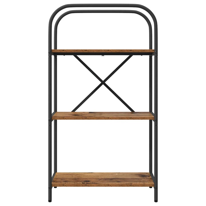 Bogreol Gammelt træ 60 x 30 x 109 cm Konstrueret træ