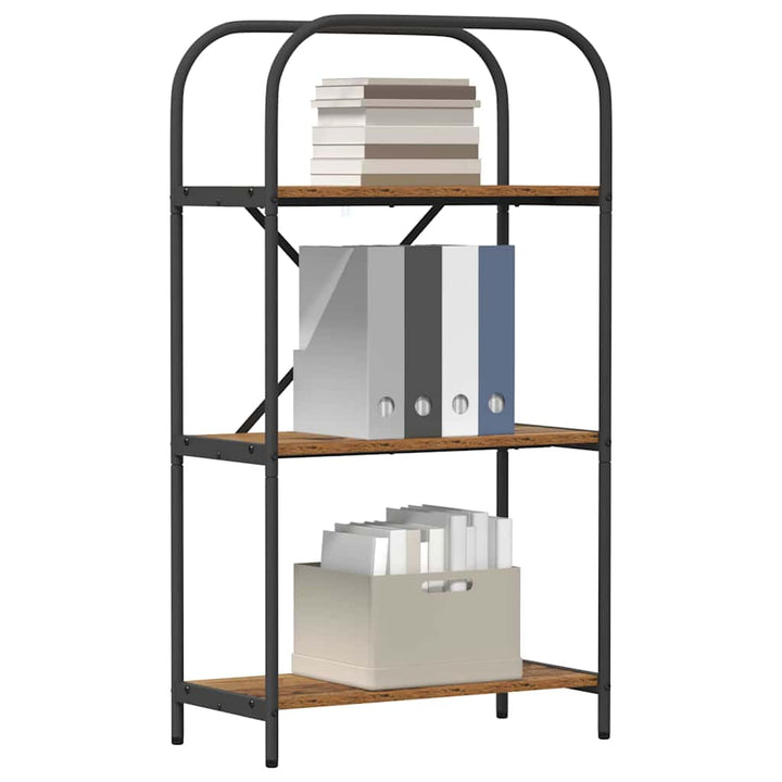 Bogreol Gammelt træ 60 x 30 x 109 cm Konstrueret træ