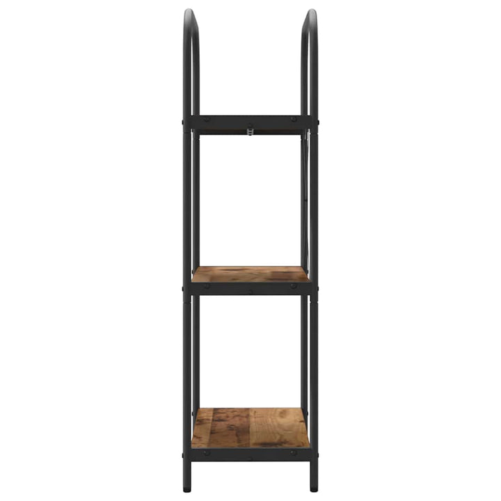 Bogreol Gammelt træ 60 x 30 x 109 cm Konstrueret træ