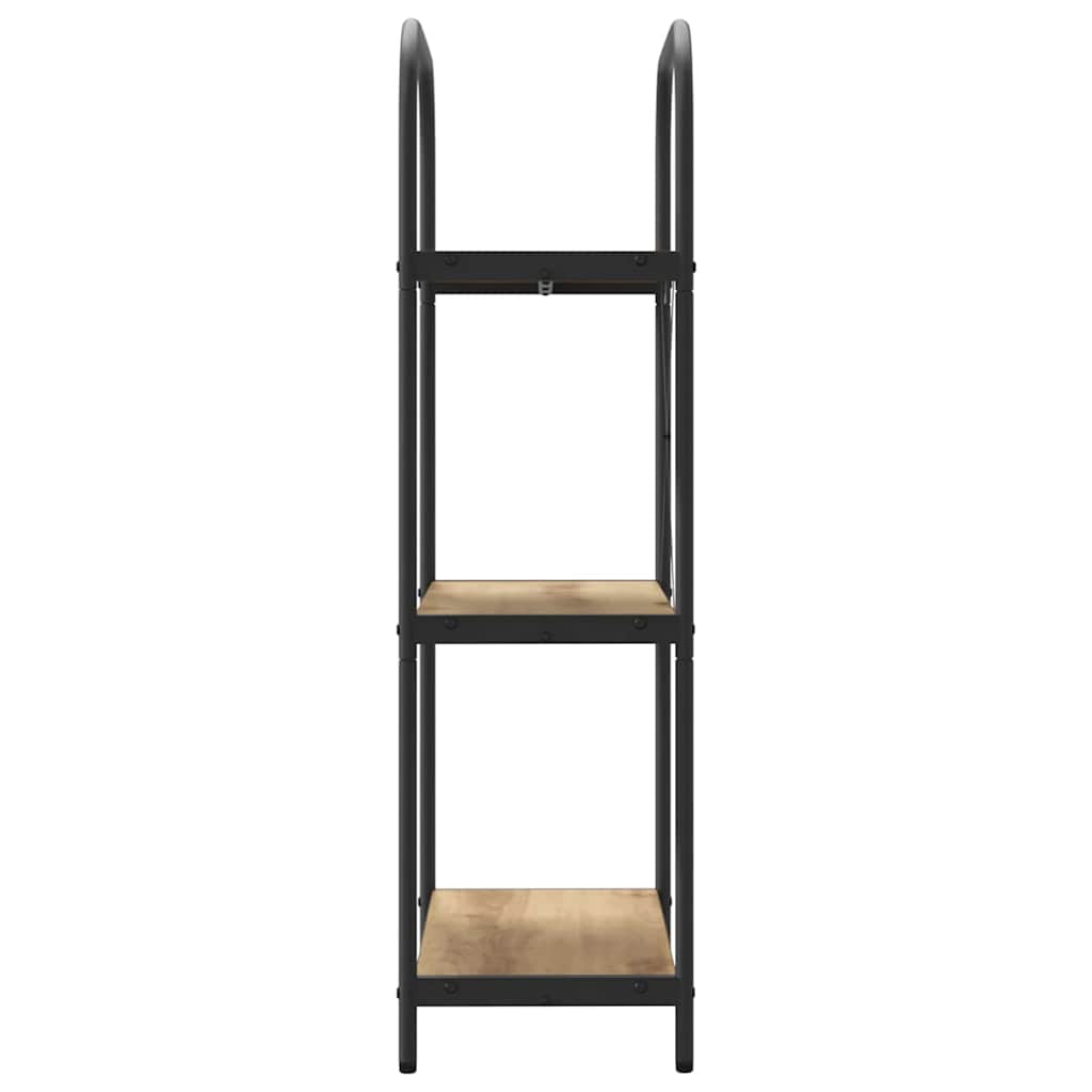 Bogreol Artisan Egetræ 60 x 30 x 109 cm Konstrueret træ