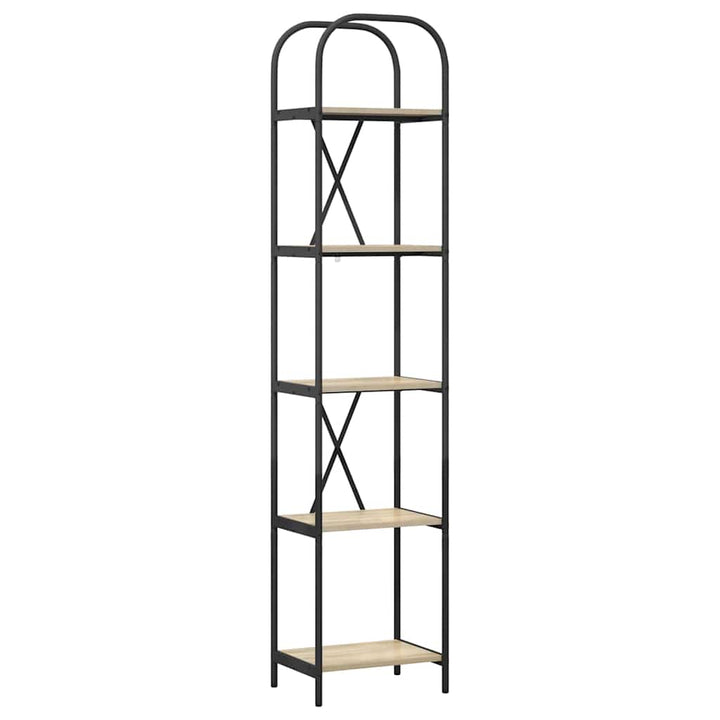 Bogreol Sonoma eg 40 x 30 x 183 cm Konstrueret træ