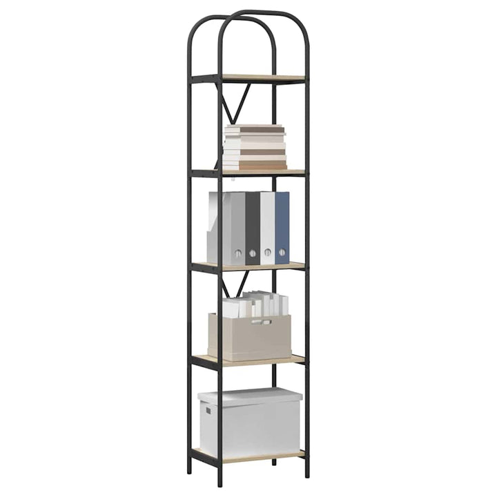 Bogreol Sonoma eg 40 x 30 x 183 cm Konstrueret træ
