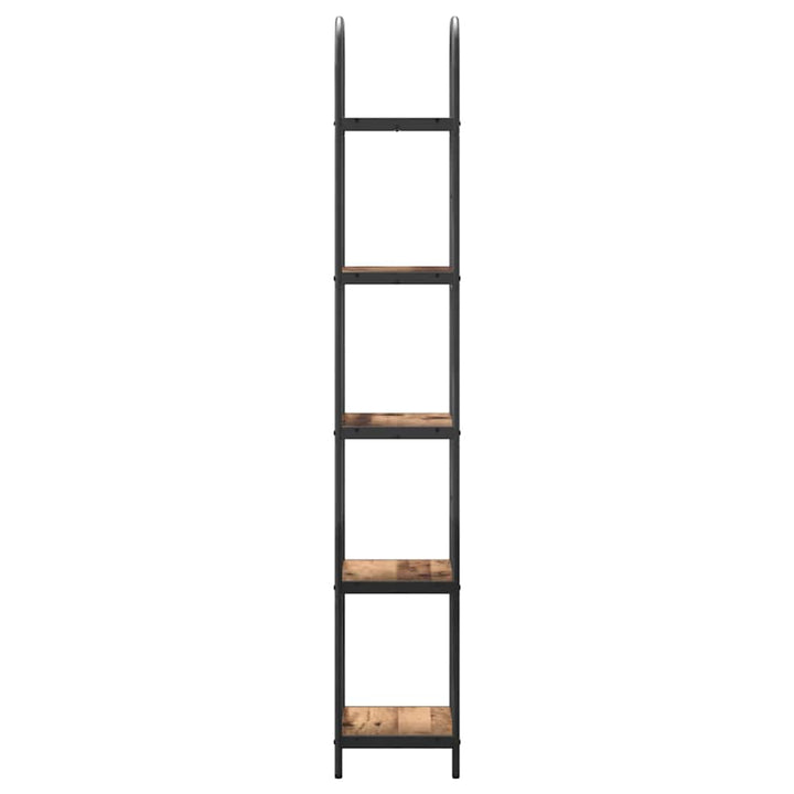 Bogreol Gammelt træ 40 x 30 x 183 cm Konstrueret træ
