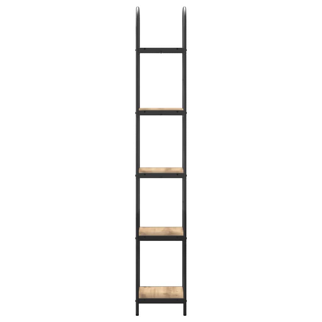 Bogreol Artisan Egetræ 40 x 30 x 183 cm Konstrueret træ
